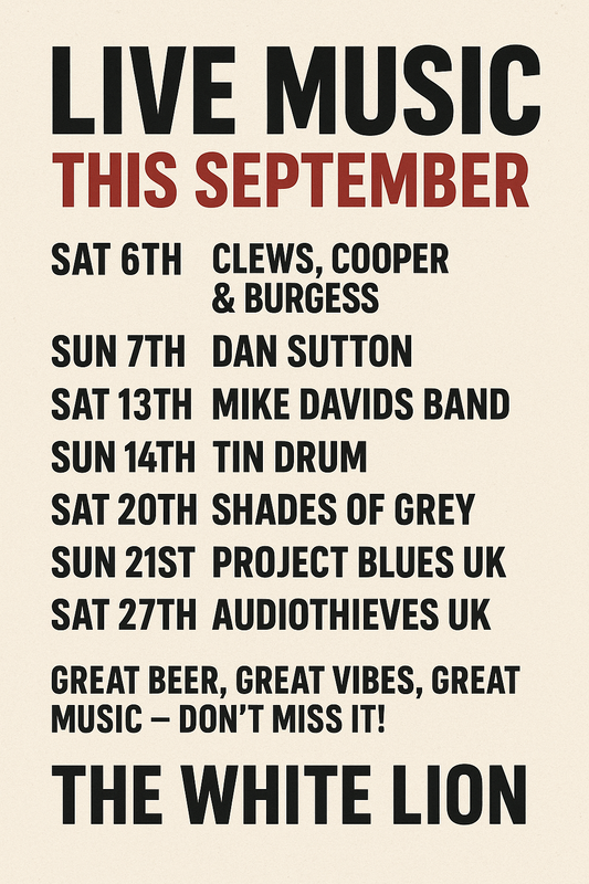 WHITE LION SEPTEMBER 2025